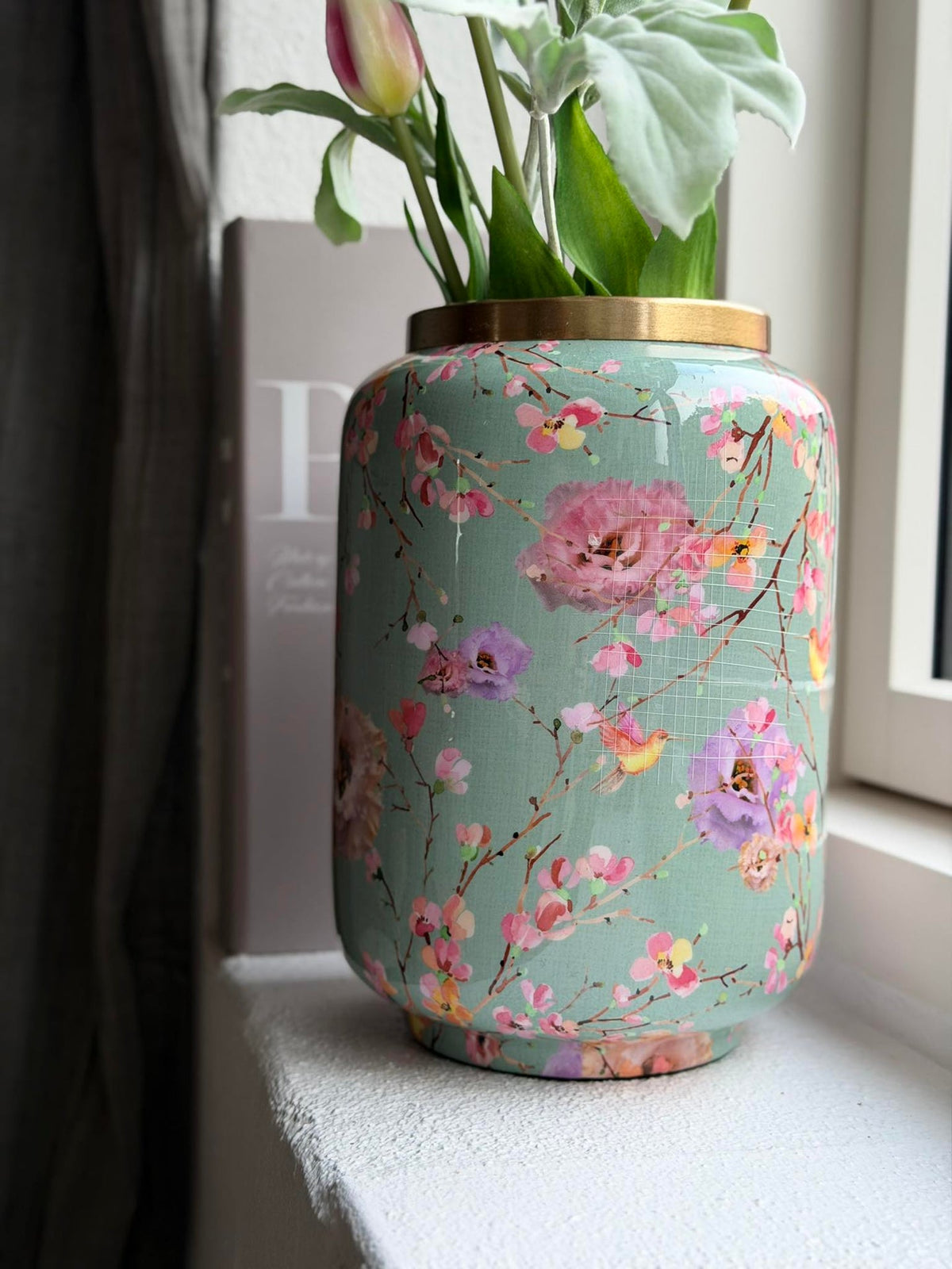 Vase Flower print - vert