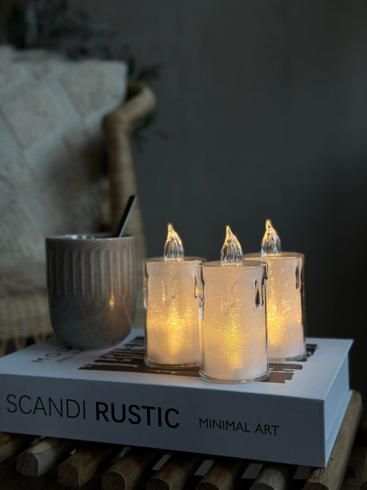 Bloc-candle LED 10,5 cm