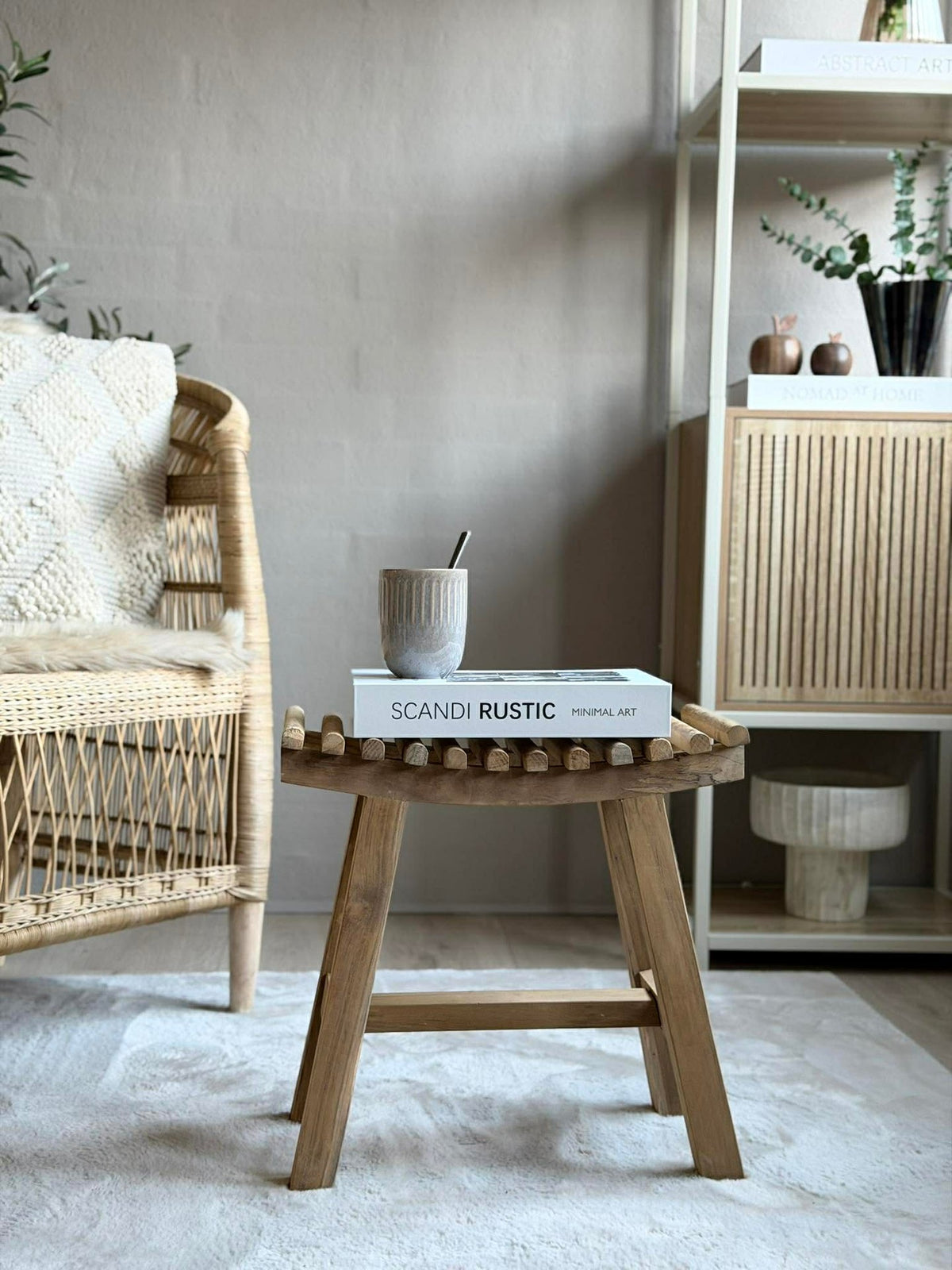 Tabouret Teak