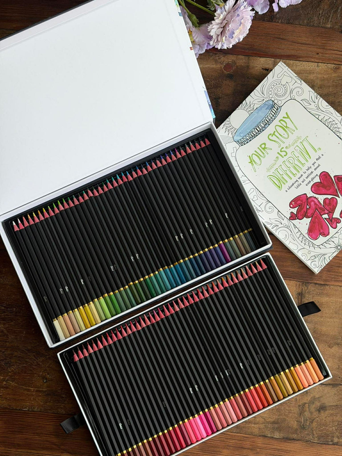 Crayons de couleur - 80 pièces