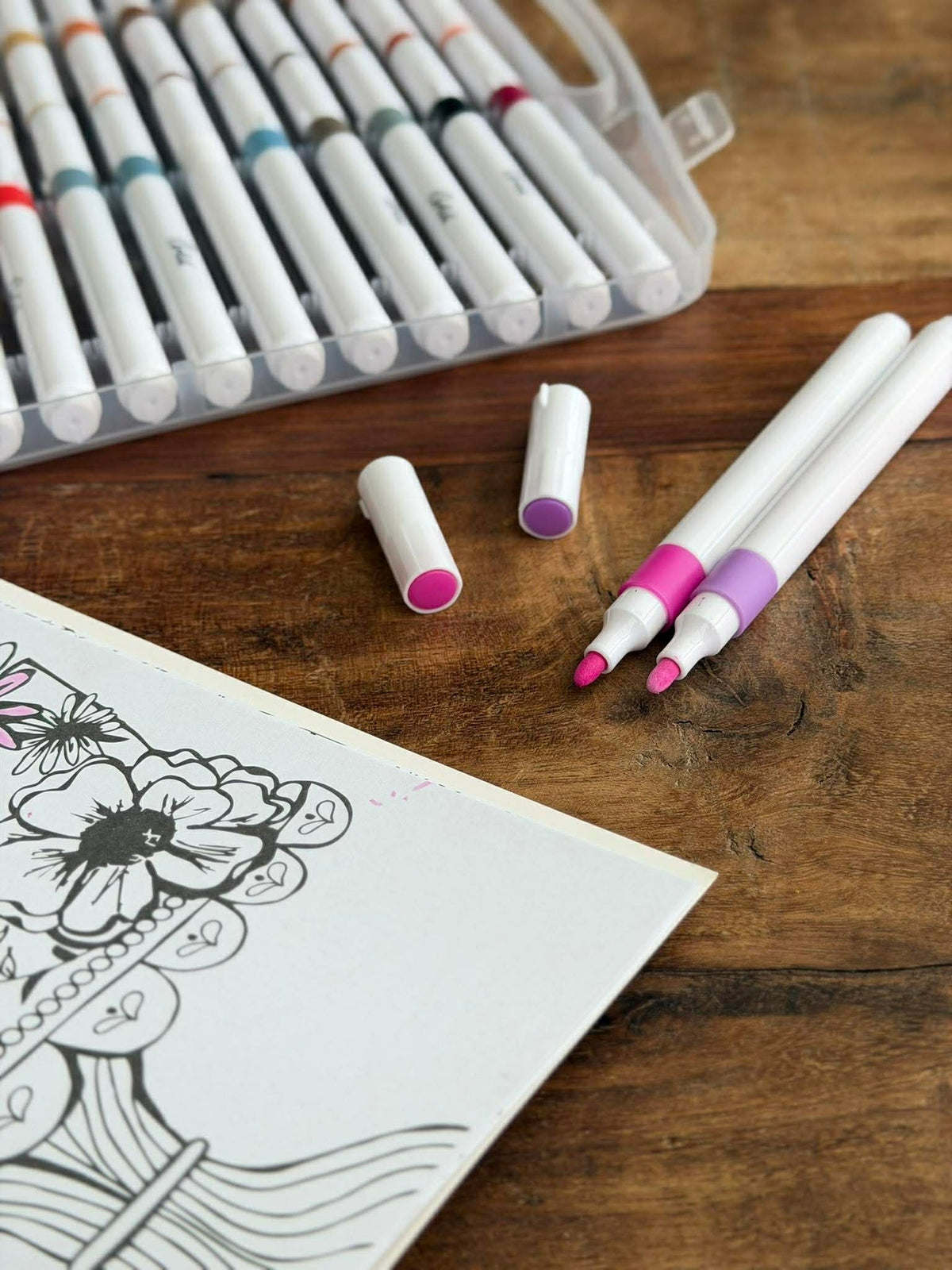 Marqueurs acryliques - 60 pièces. Idéal pour la peinture sur pierre