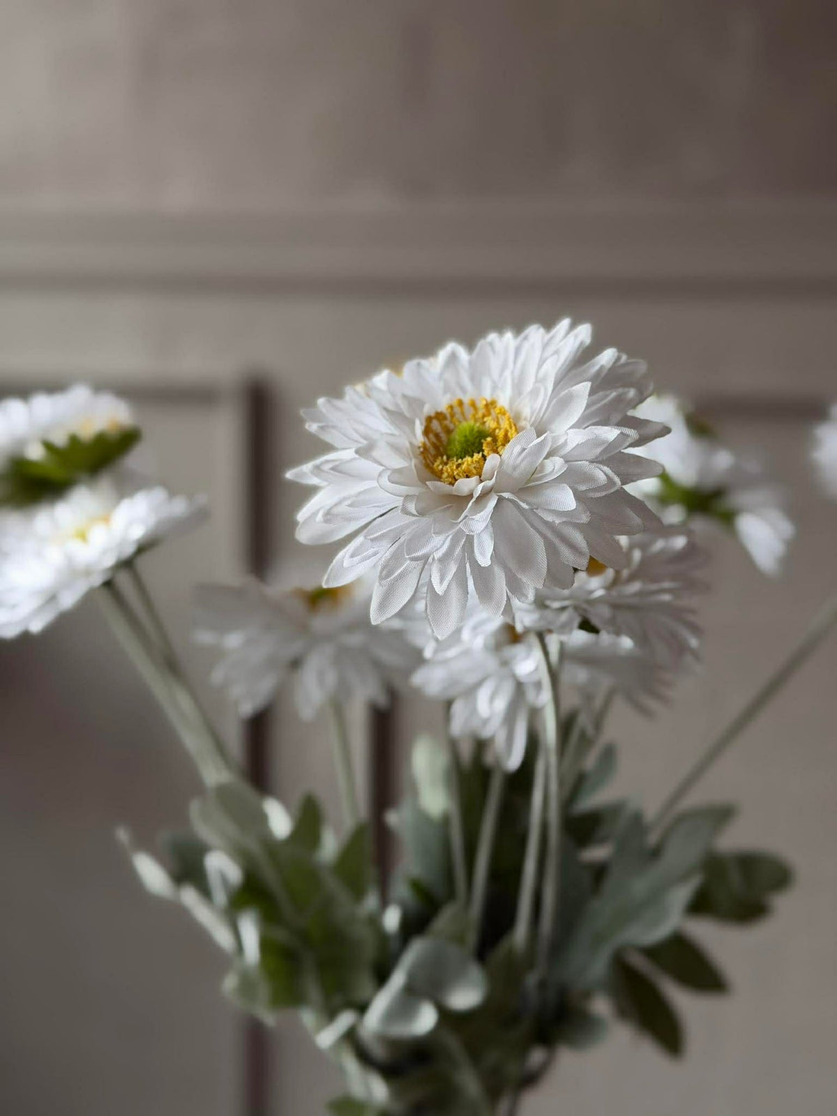 Marguerite sur tige 60 cm - Blanc