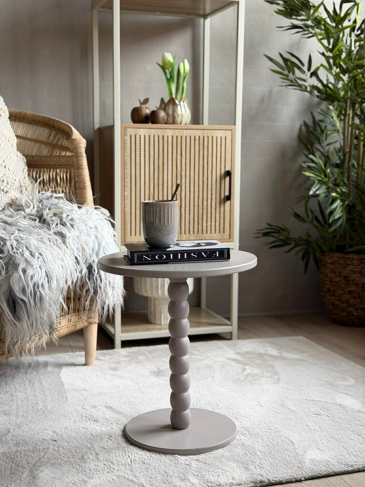 Table d'appoint - Taupe 35xH40 cm