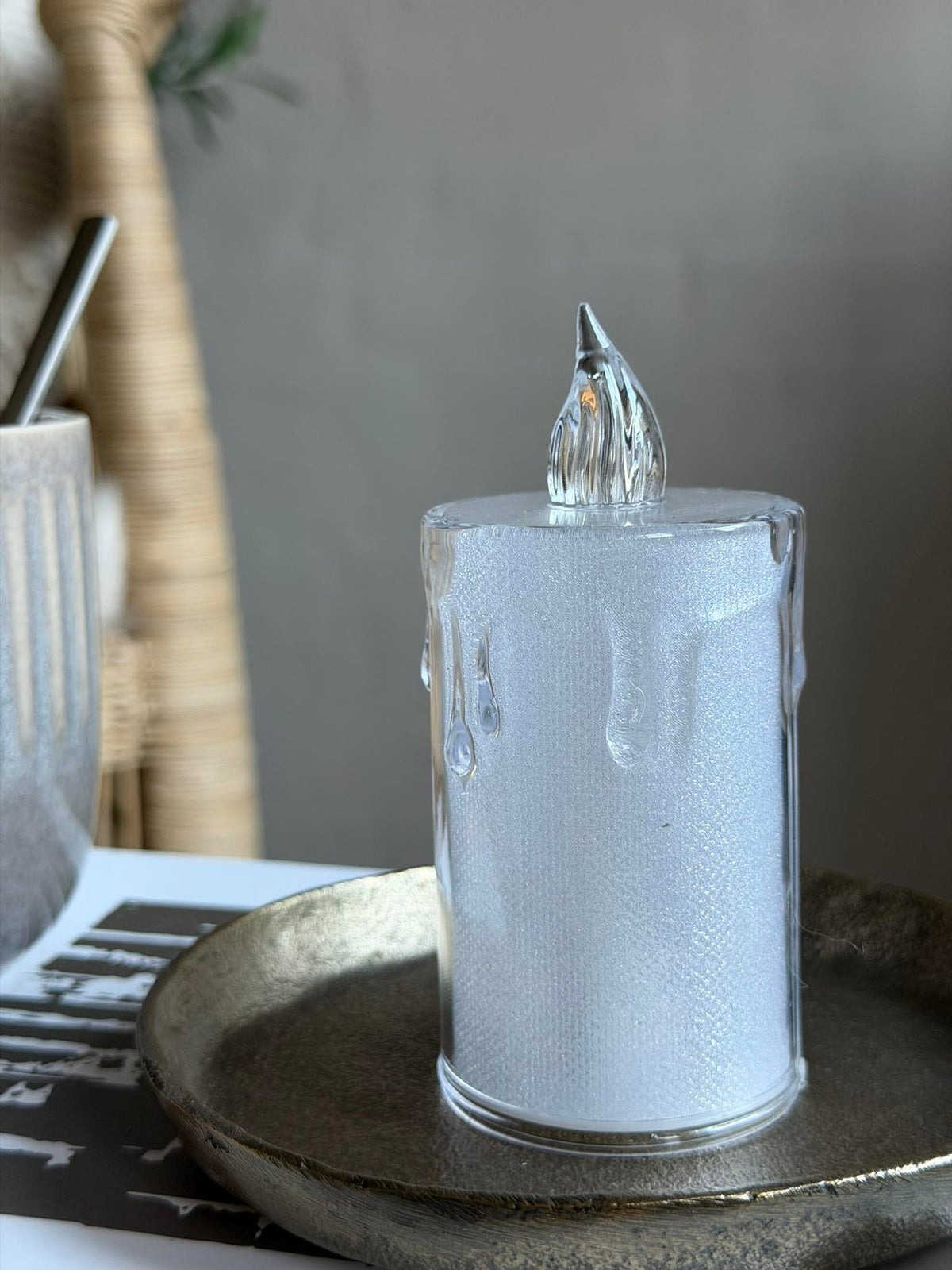 Bloc-candle LED 10,5 cm