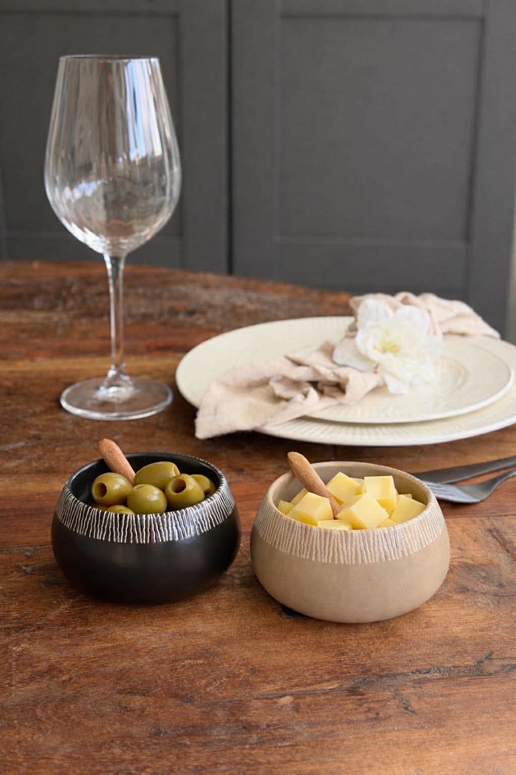 Tapas - 2 bols avec cuillère