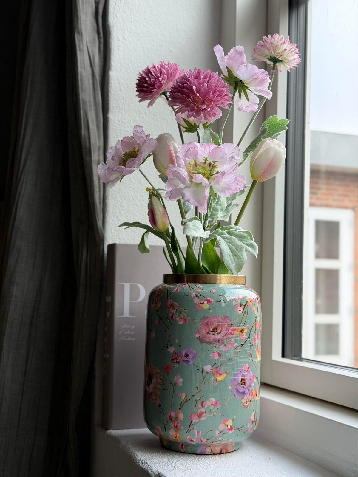 Vase Flower print - vert