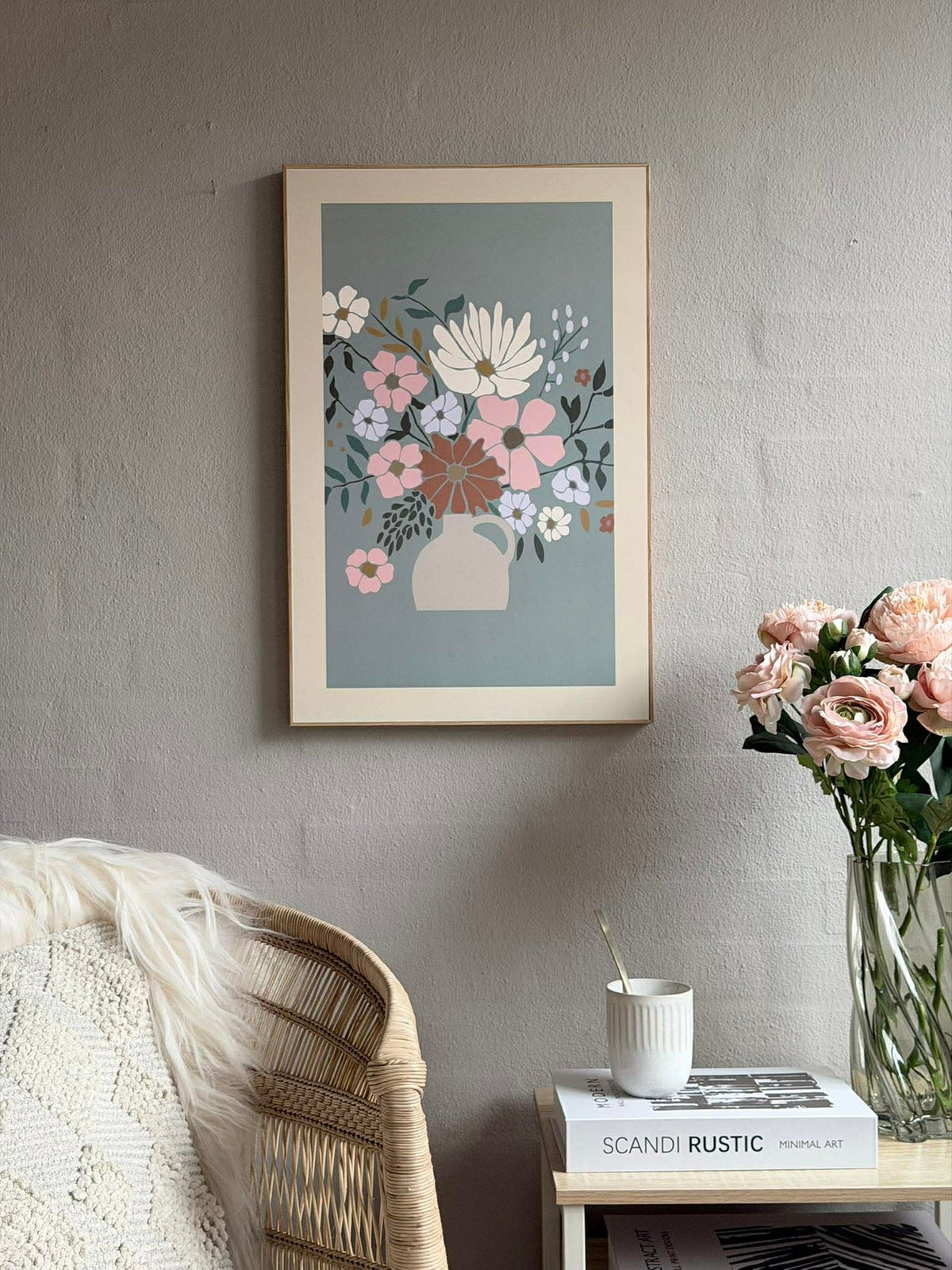 Tableau fleuri - Plusieurs couleurs