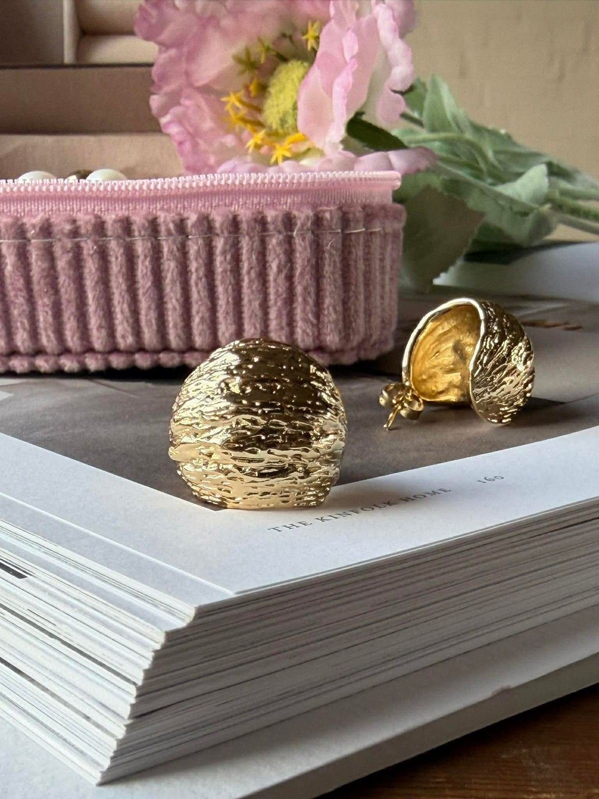 Boucles d'oreilles MIRELLA - dorées à l'or fin