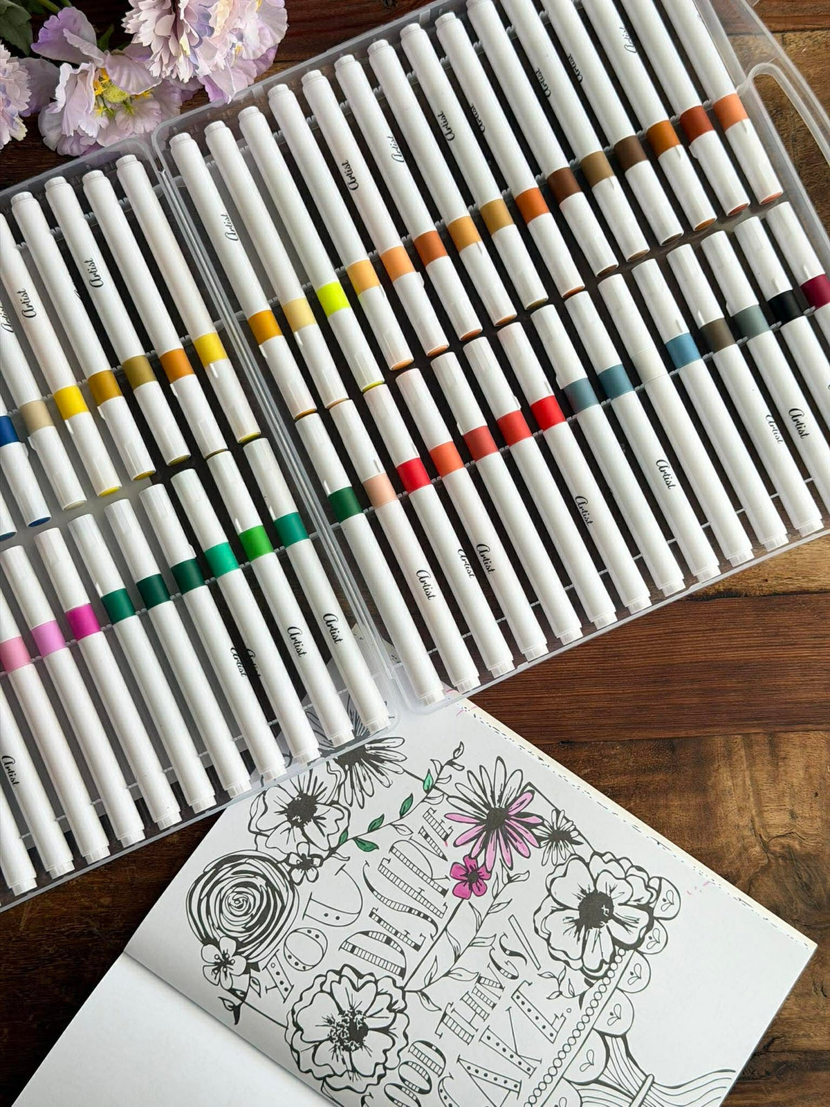 Marqueurs acryliques - 60 pièces. Idéal pour la peinture sur pierre