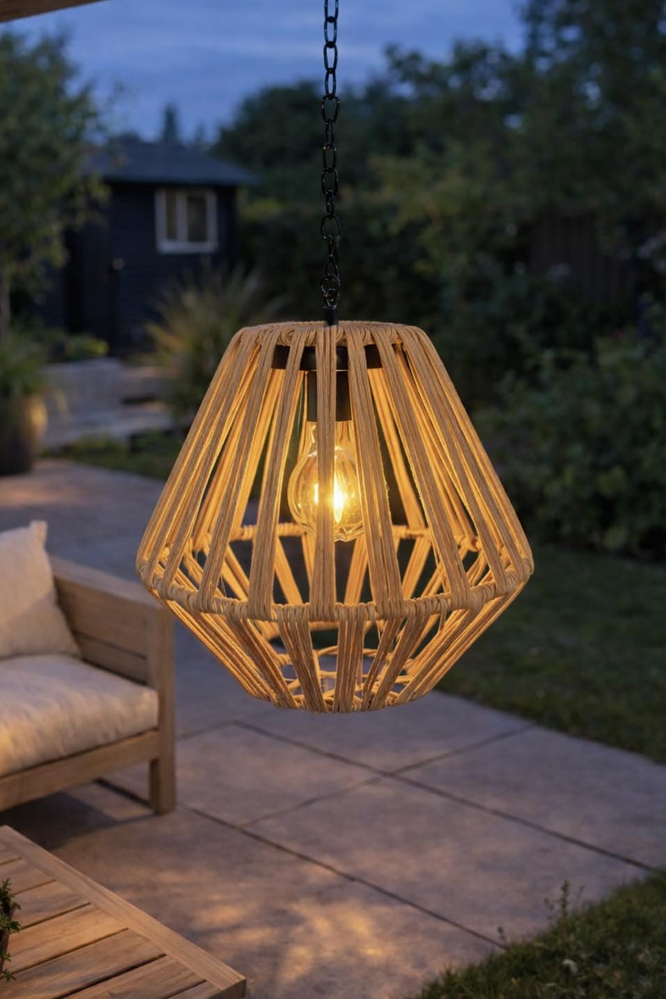 Lampe Marie Solar - Naturel