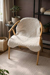 Peau de mouton imitation - Blanc bouclé