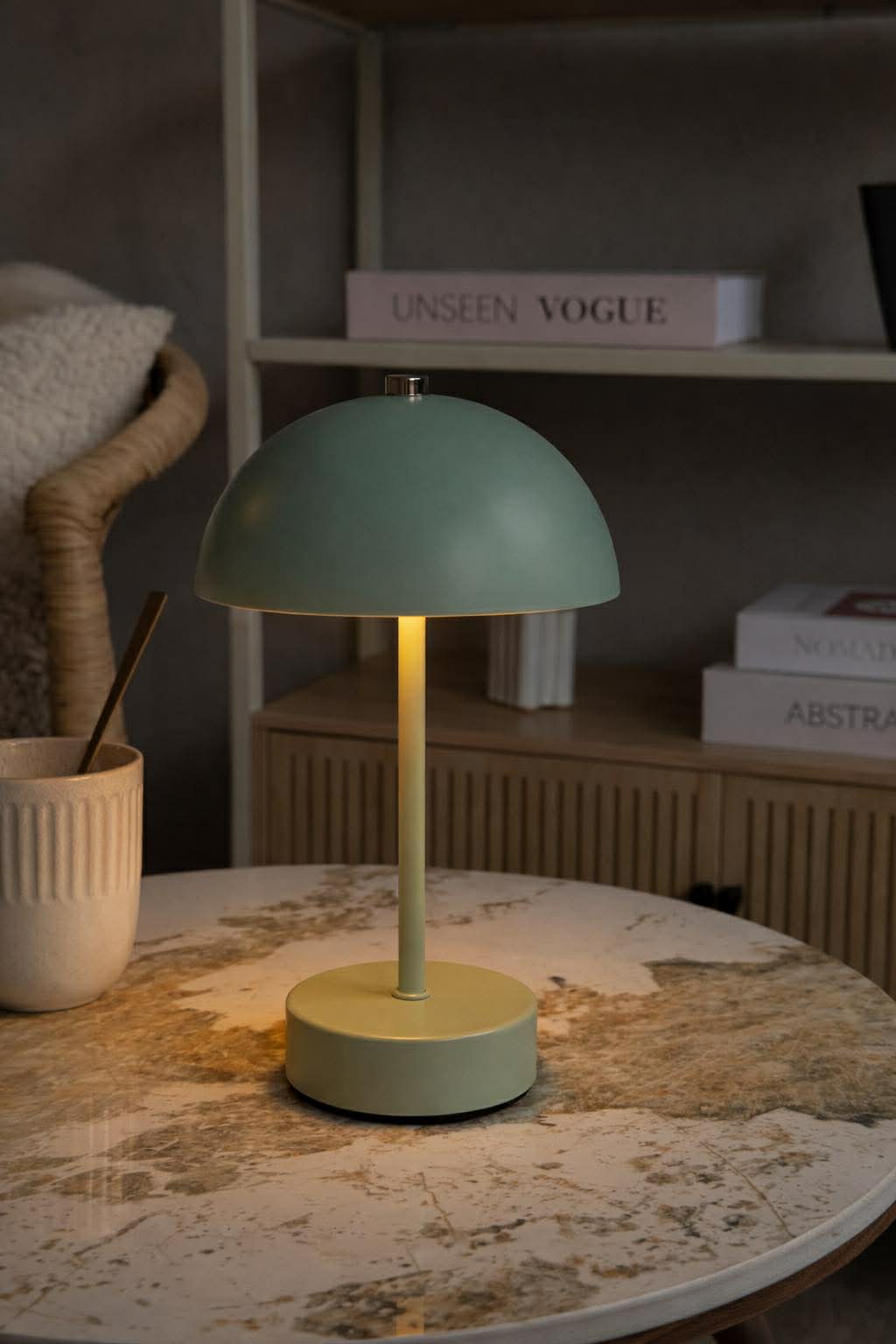 Lampe de table à commande tactile - Verte