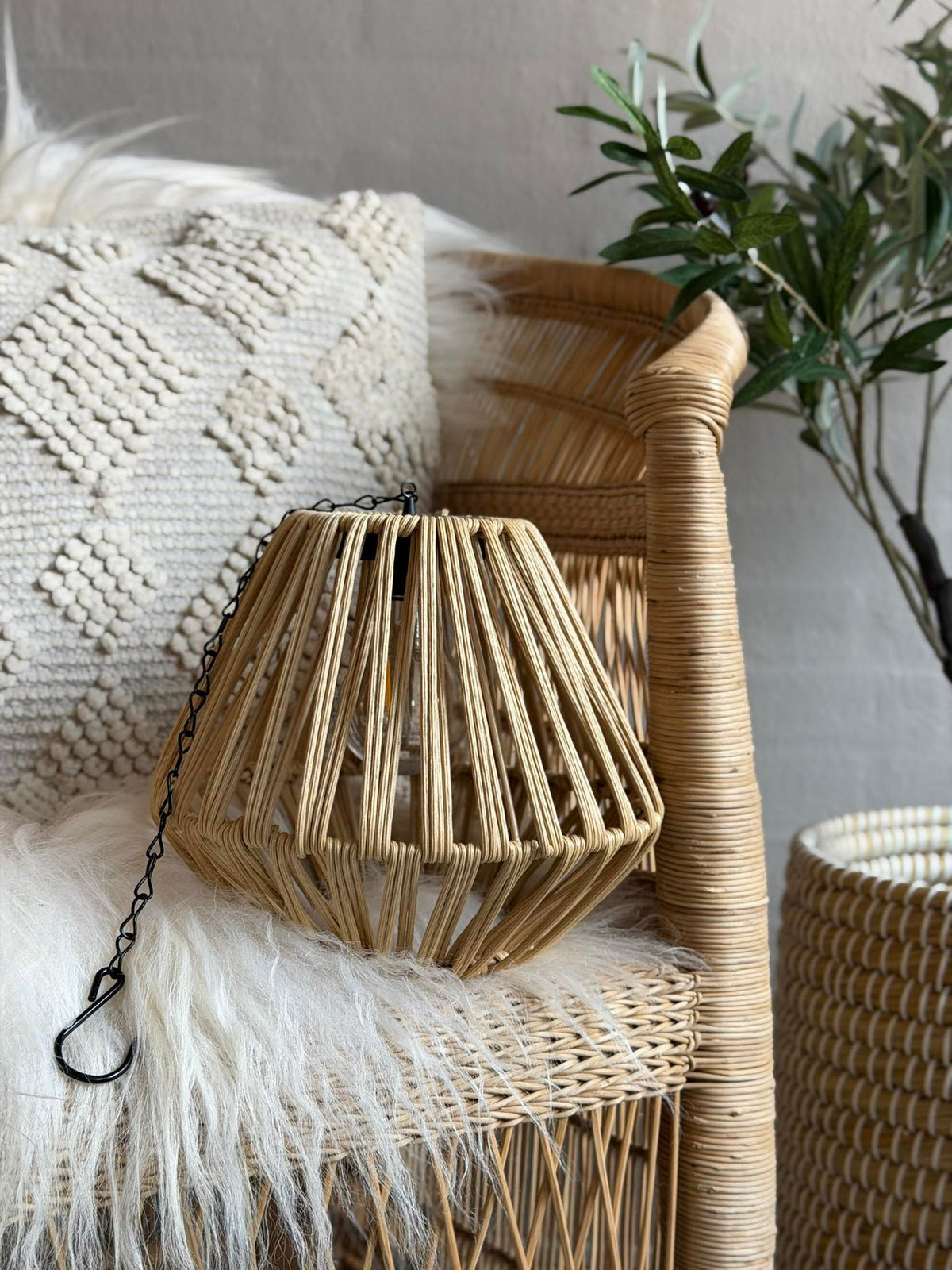 Lampe Marie Solar - Naturel