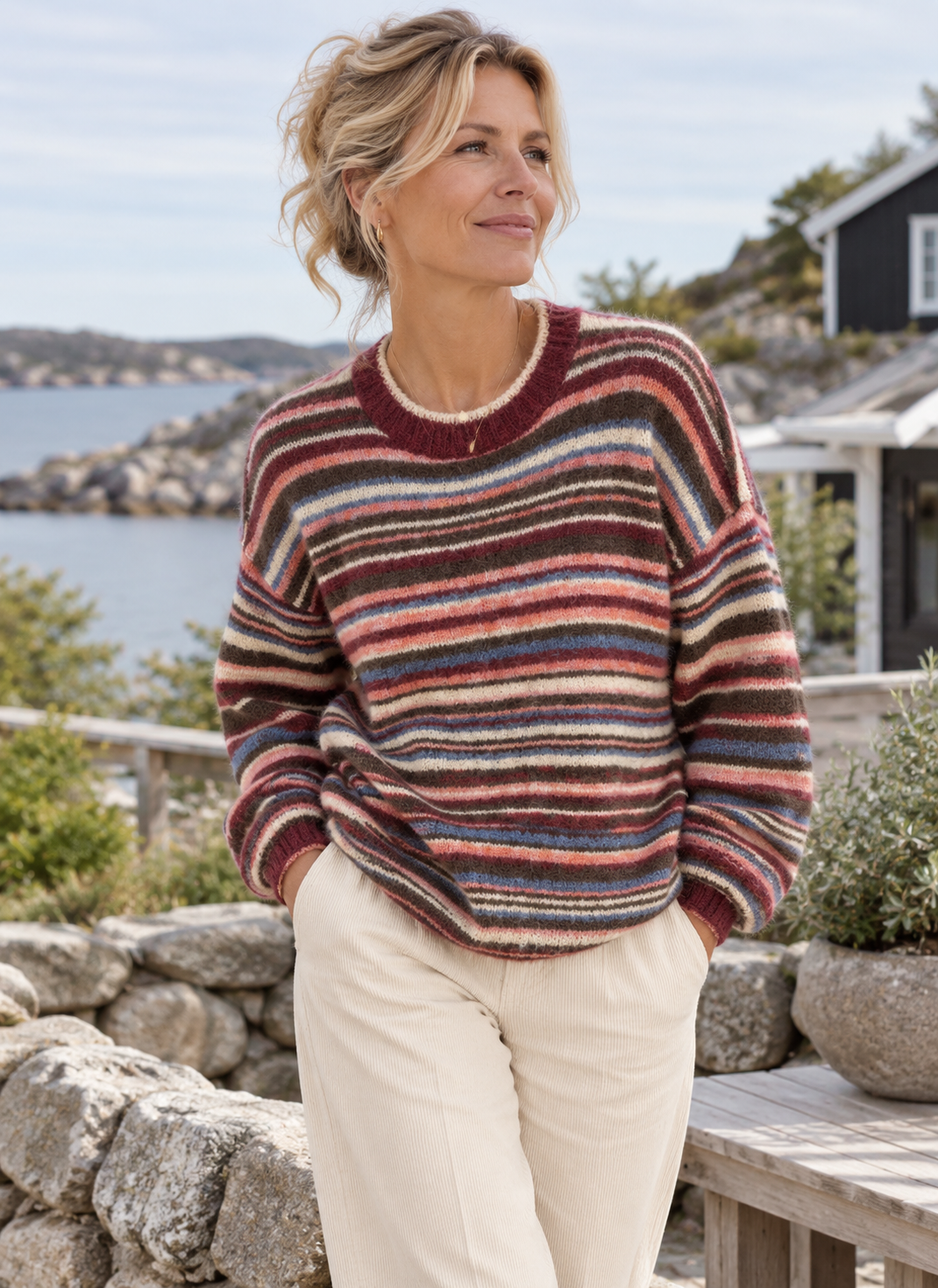 Pull Reverie - Multi Bordeaux