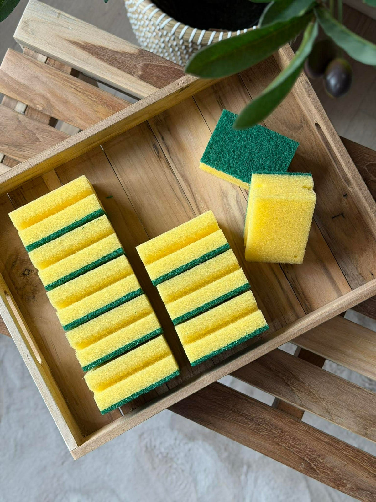 Éponges à récurer - Lot de 10 pièces