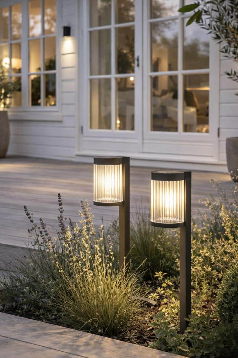Lampe de jardin GAIA solar - 2 pièces