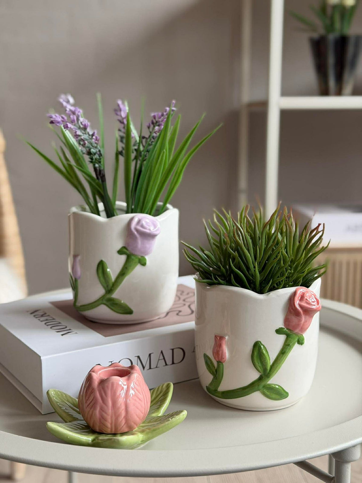 Cache-pot à Rose - Plusieurs couleurs