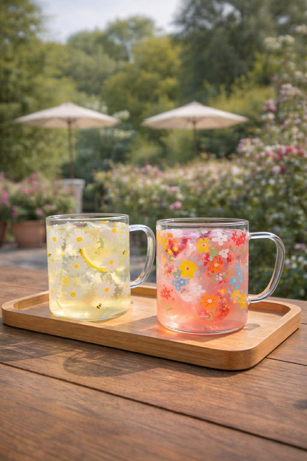Tasse en verre Summer - Color mix
