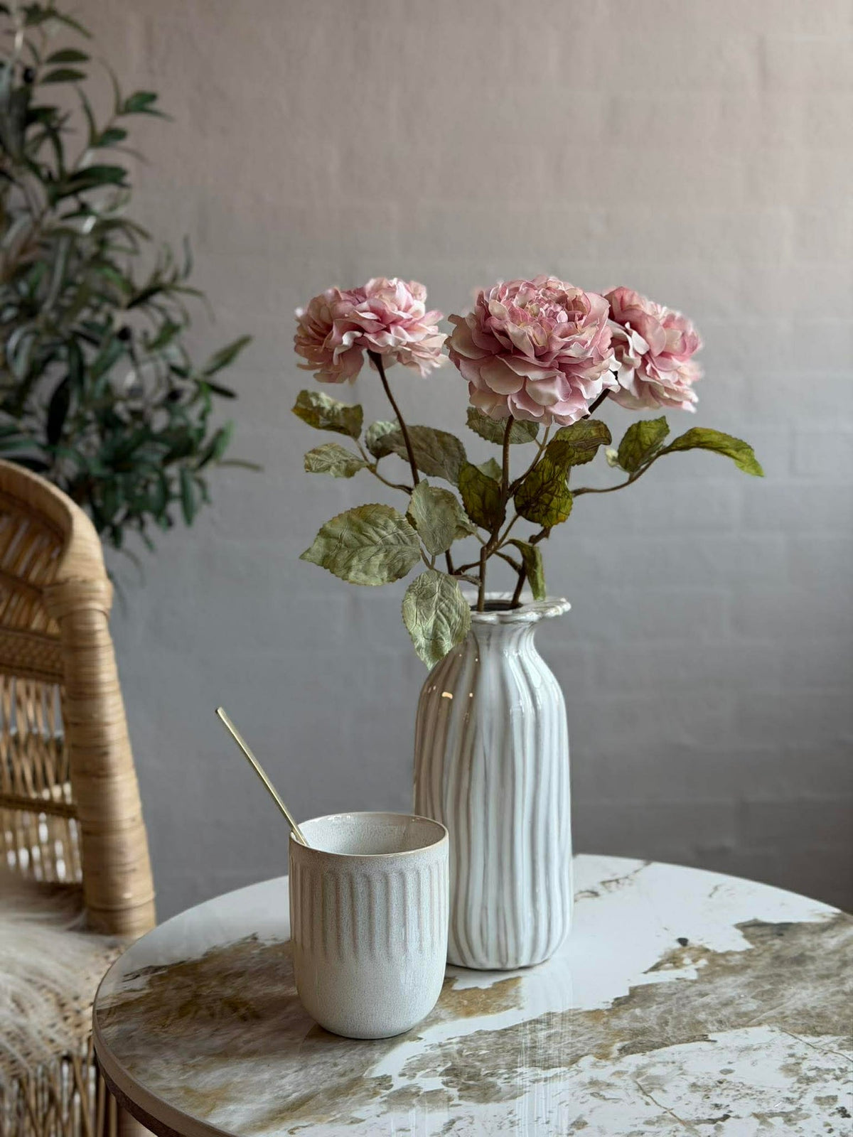 Rose 38 cm – rose poudré