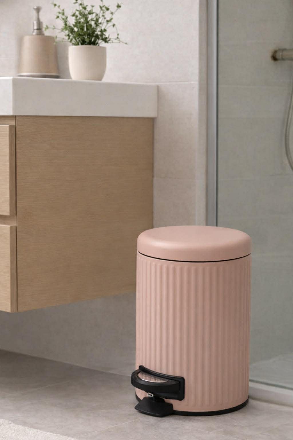 Poubelle de toilette 3 litres - Rose