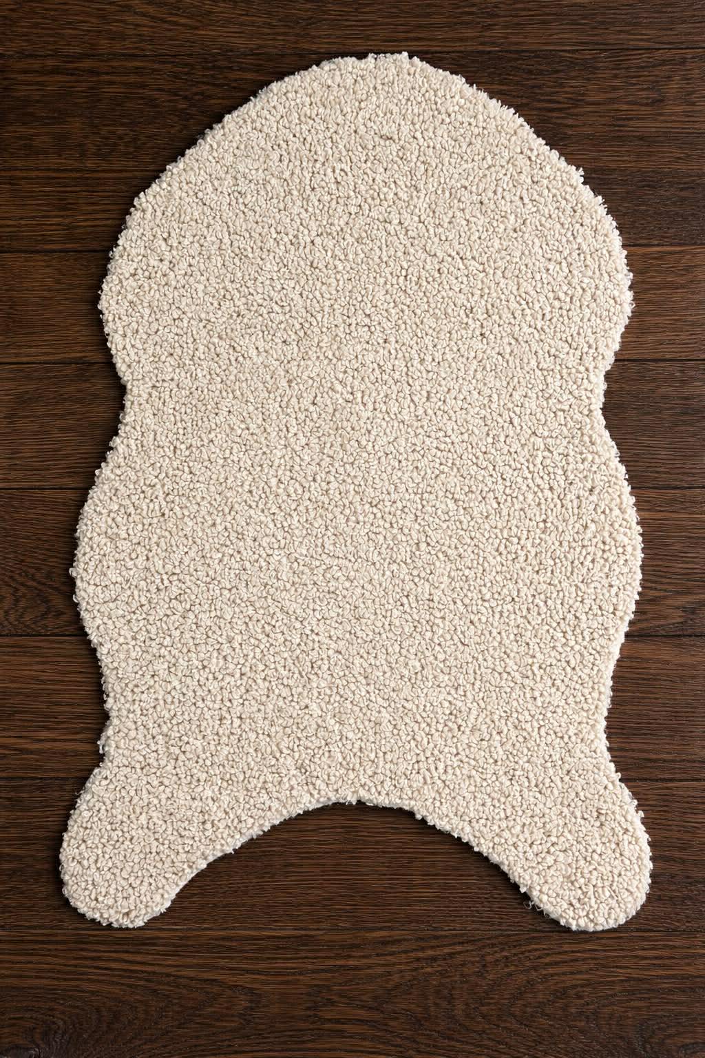 Peau de mouton imitation - Bouclé naturel