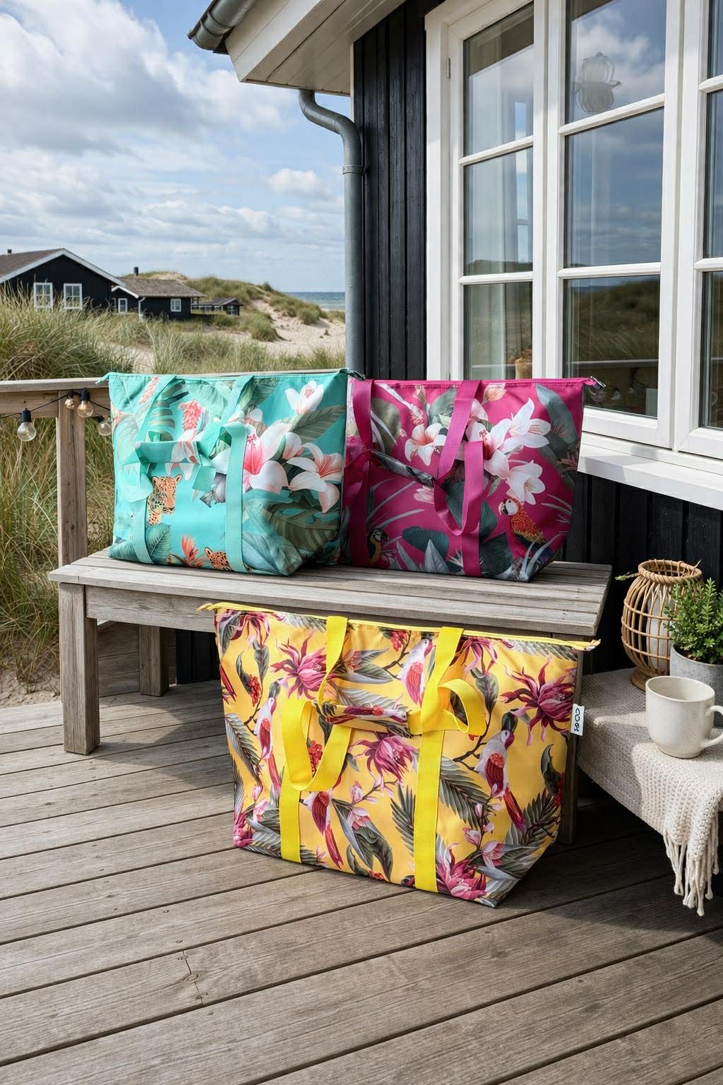Sac isotherme avec fleurs - Plusieurs couleurs