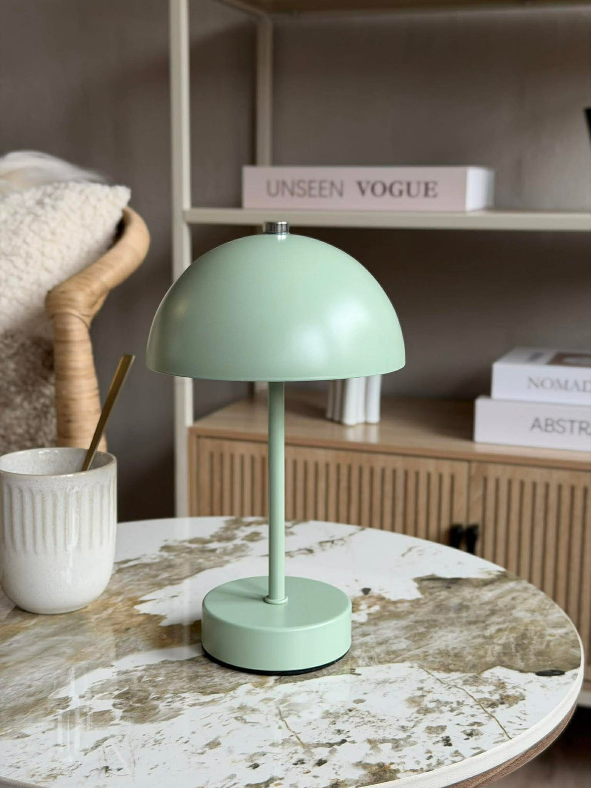 Lampe de table à commande tactile - Verte