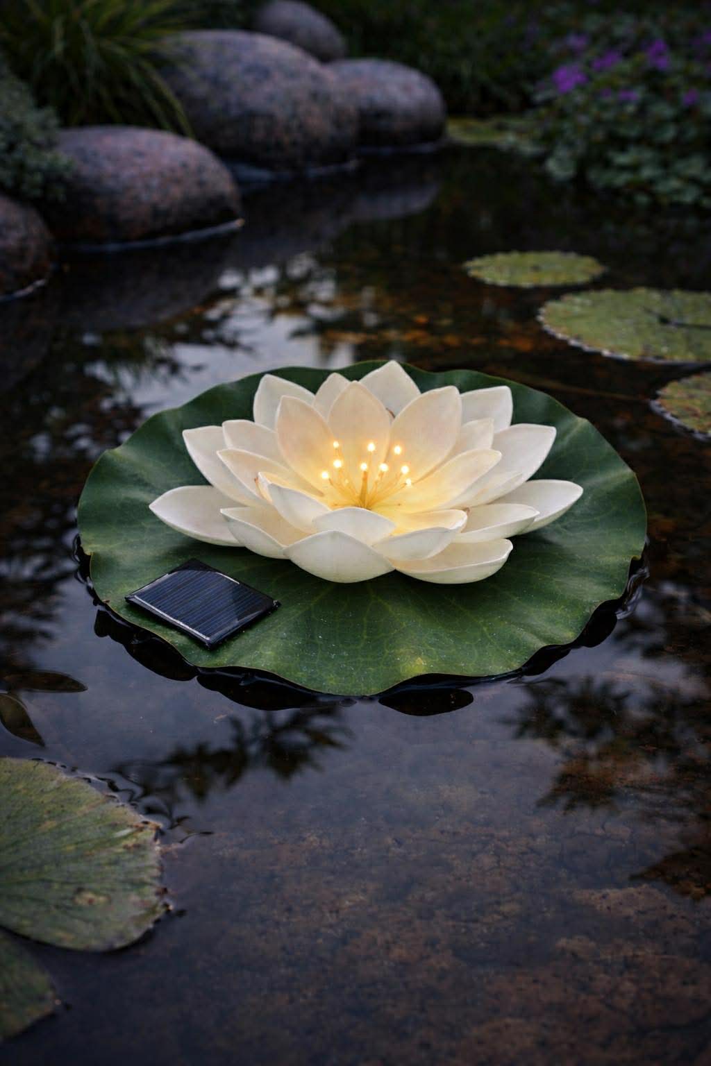 Lotus solaire – Blanc