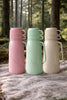 Bouteille isotherme RETRO avec tasse - Plusieurs couleurs