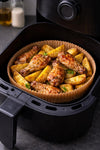 Papier cuisson pour airfryer rond - 50 feuilles.