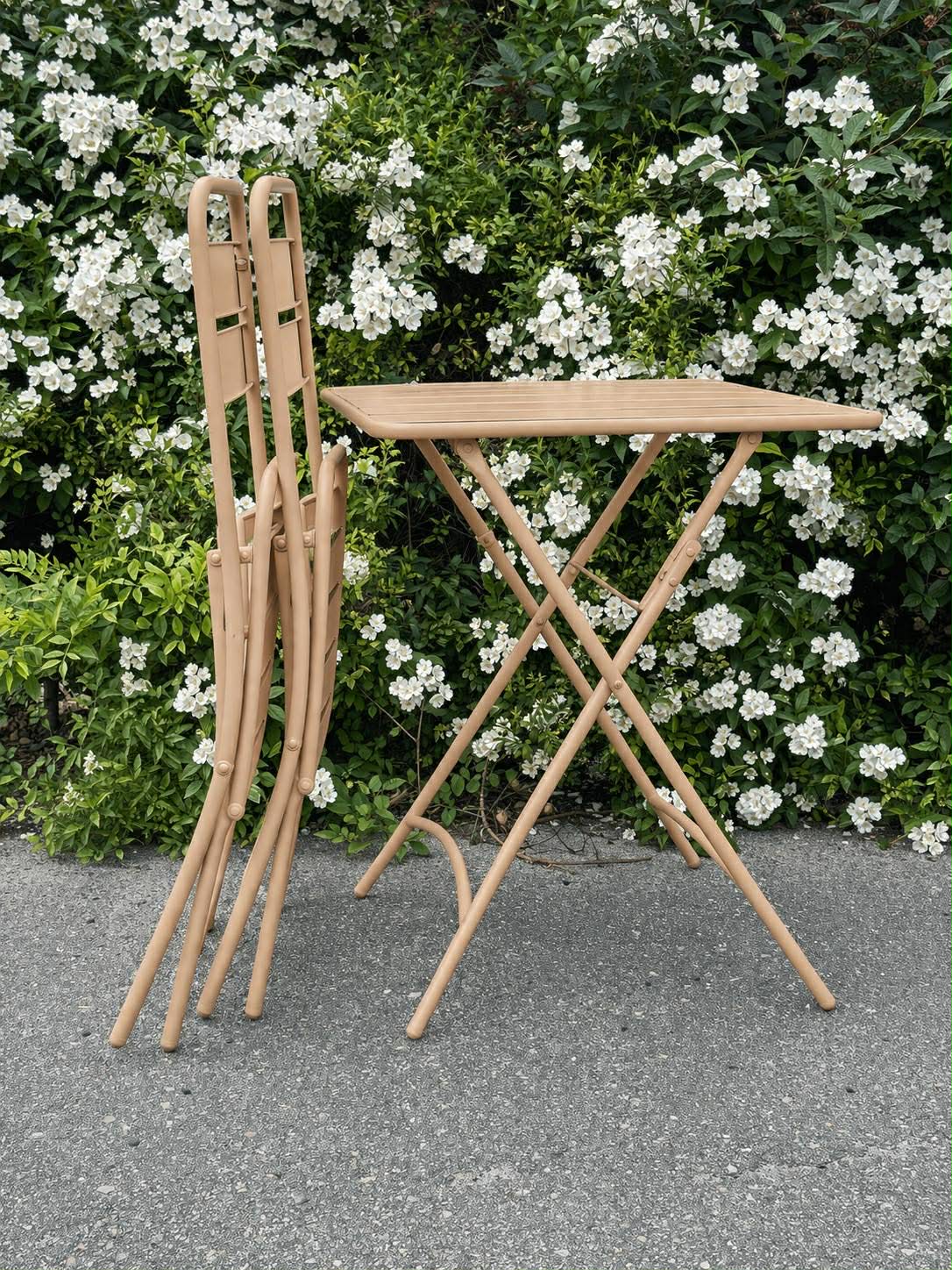 Ensemble bistrot - Beige garden