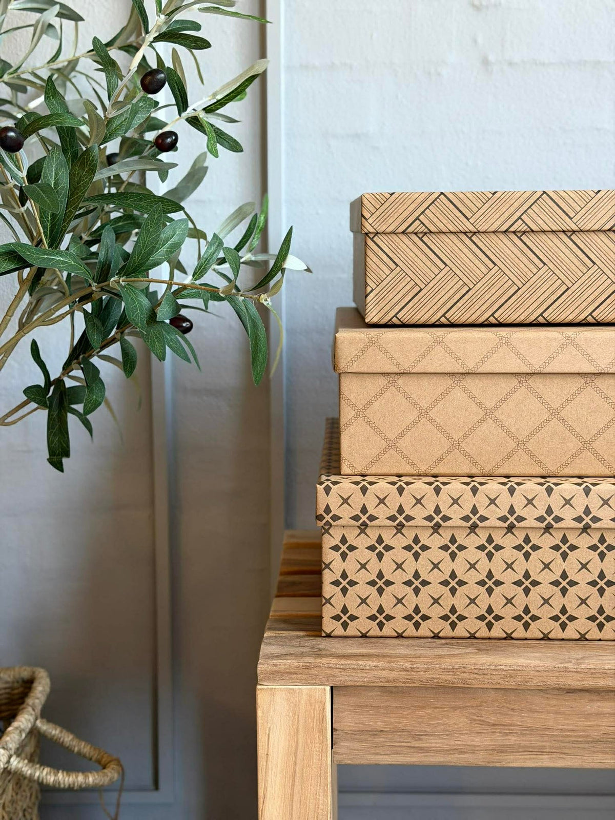 Boîtes de rangement - lot de 3 pièces