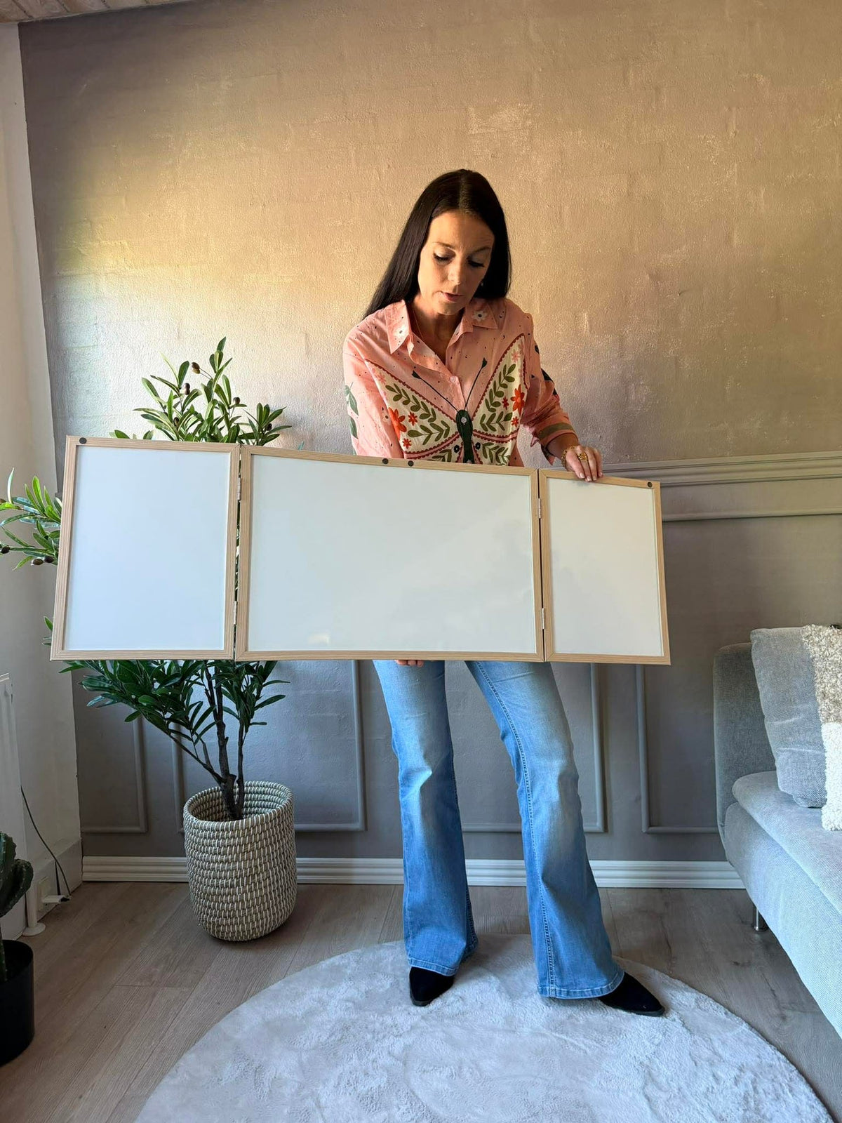 Tableau blanc pliable et panneau d’affichage