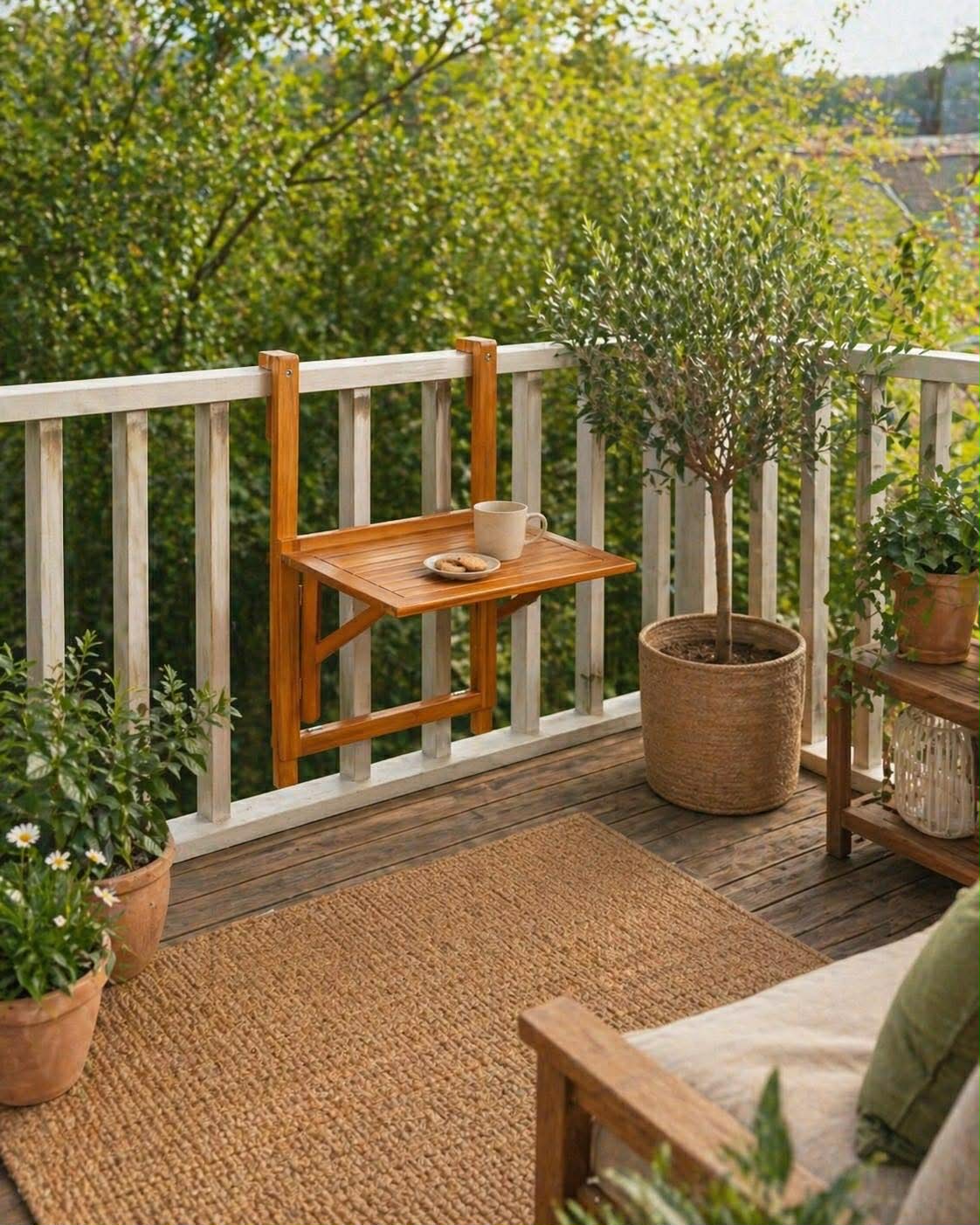 Table de balcon - acacia
