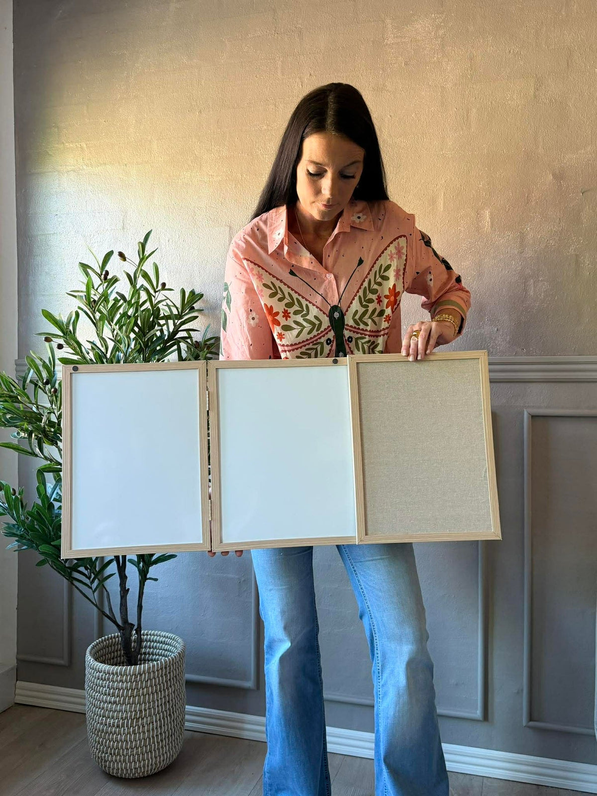Tableau blanc pliable et panneau d’affichage