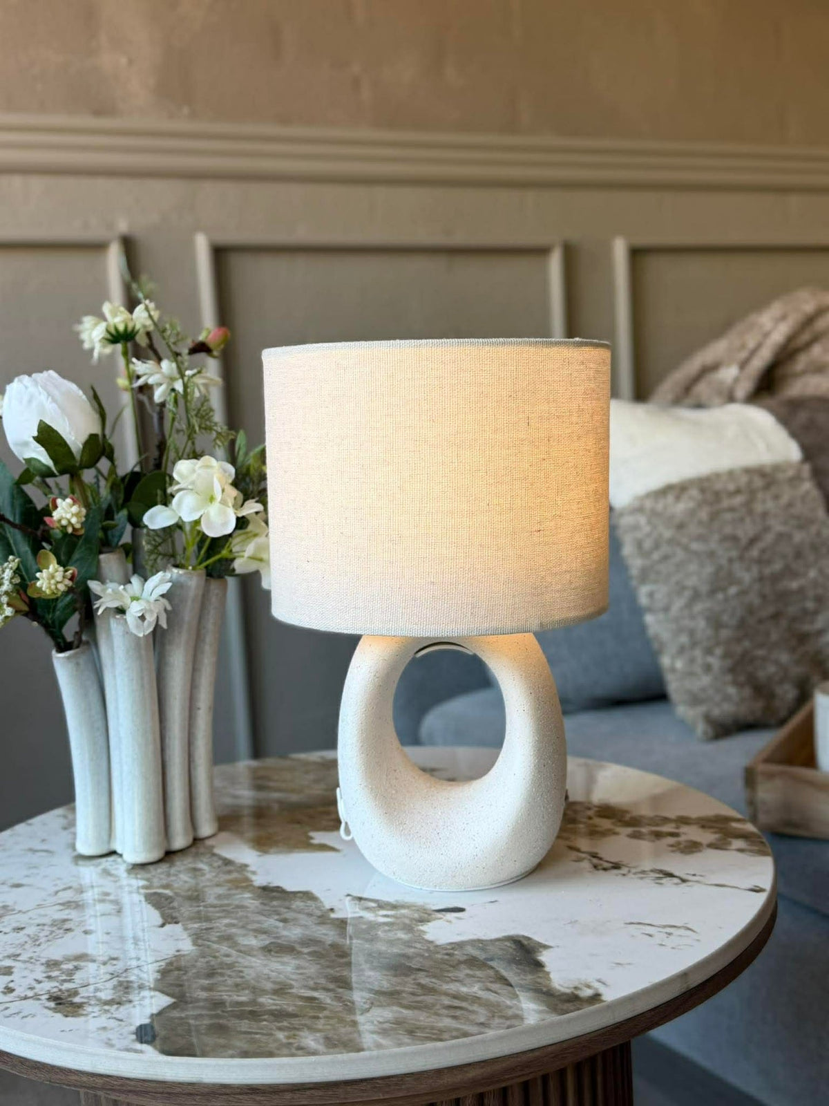Lampe de table rechargeable avec commande tactile