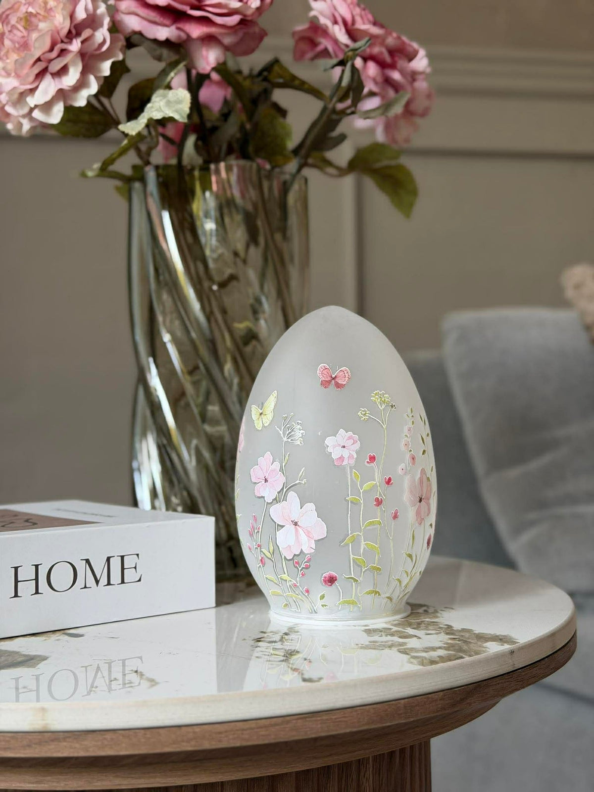 Lampe LED à fleurs