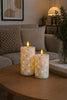 LED Bougies Bloc TWINKLE Citrus - Lot de 2 pcs
