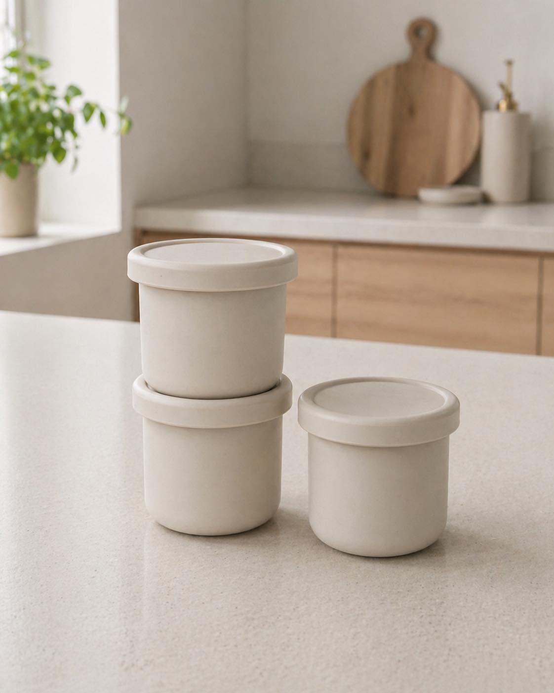 Boîtes de rangement en silicone - lot de 3 pcs.