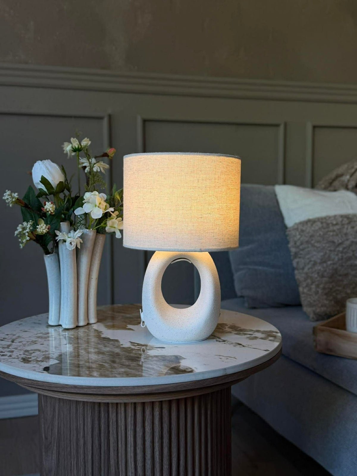 Lampe de table rechargeable avec commande tactile