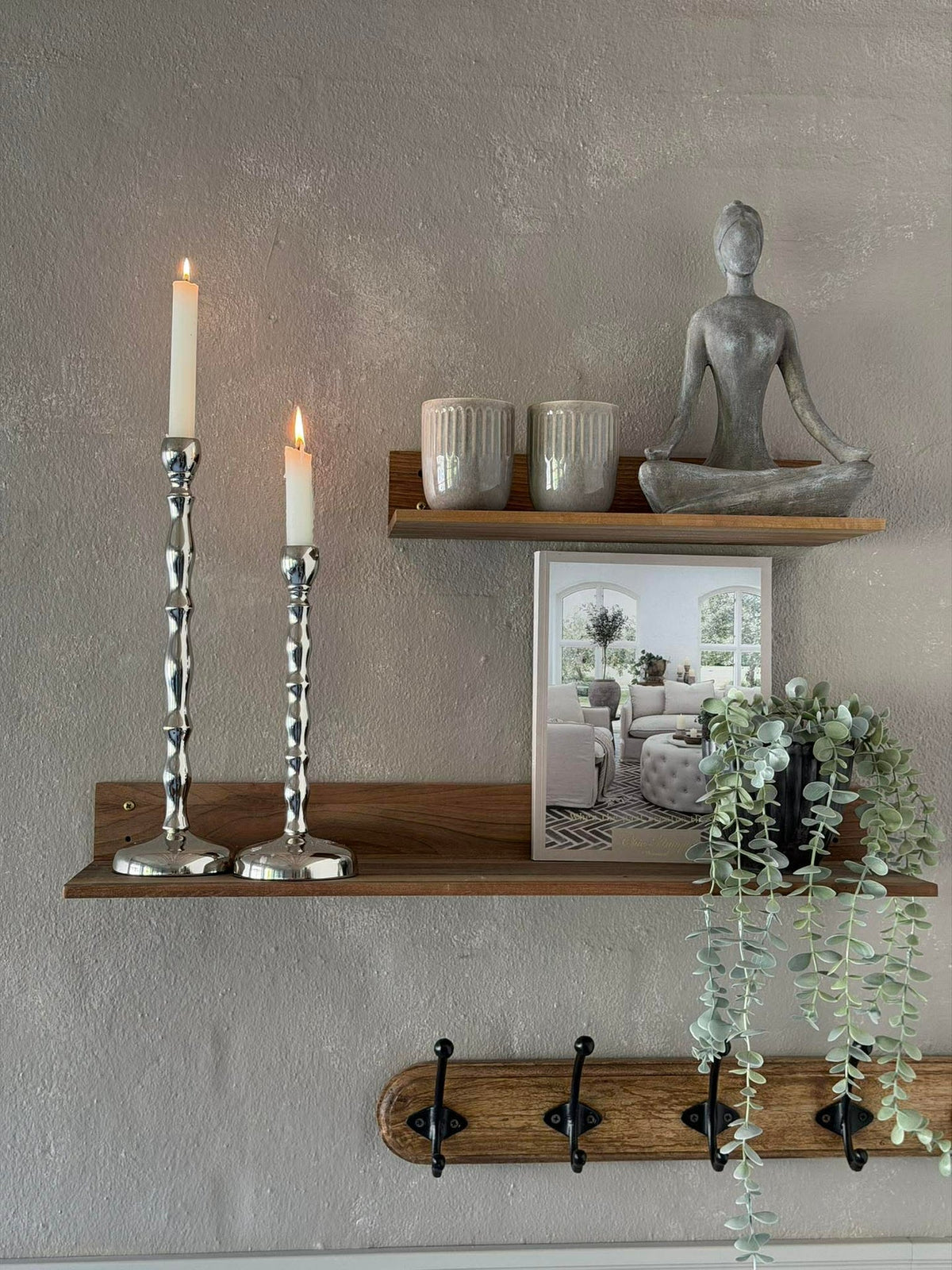 Chandelier Silver pour cierges - plusieurs tailles