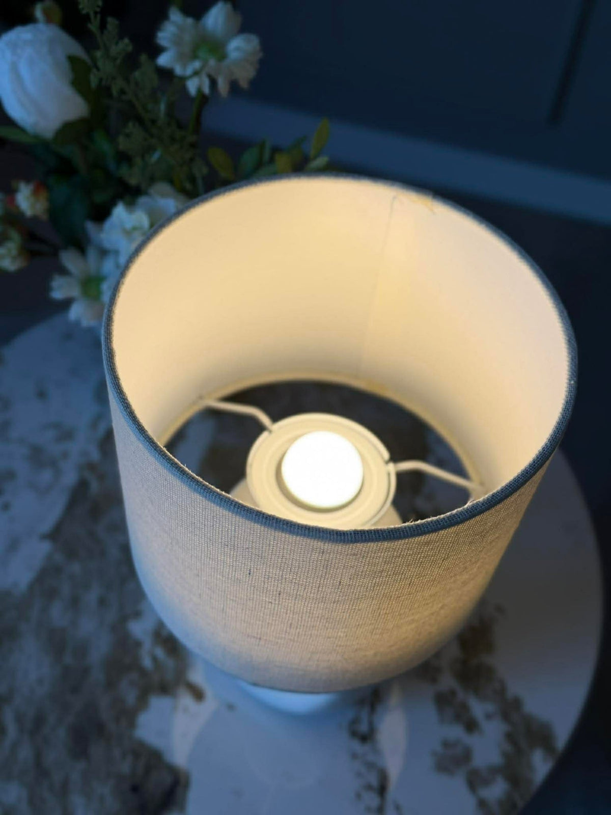 Lampe de table rechargeable avec commande tactile