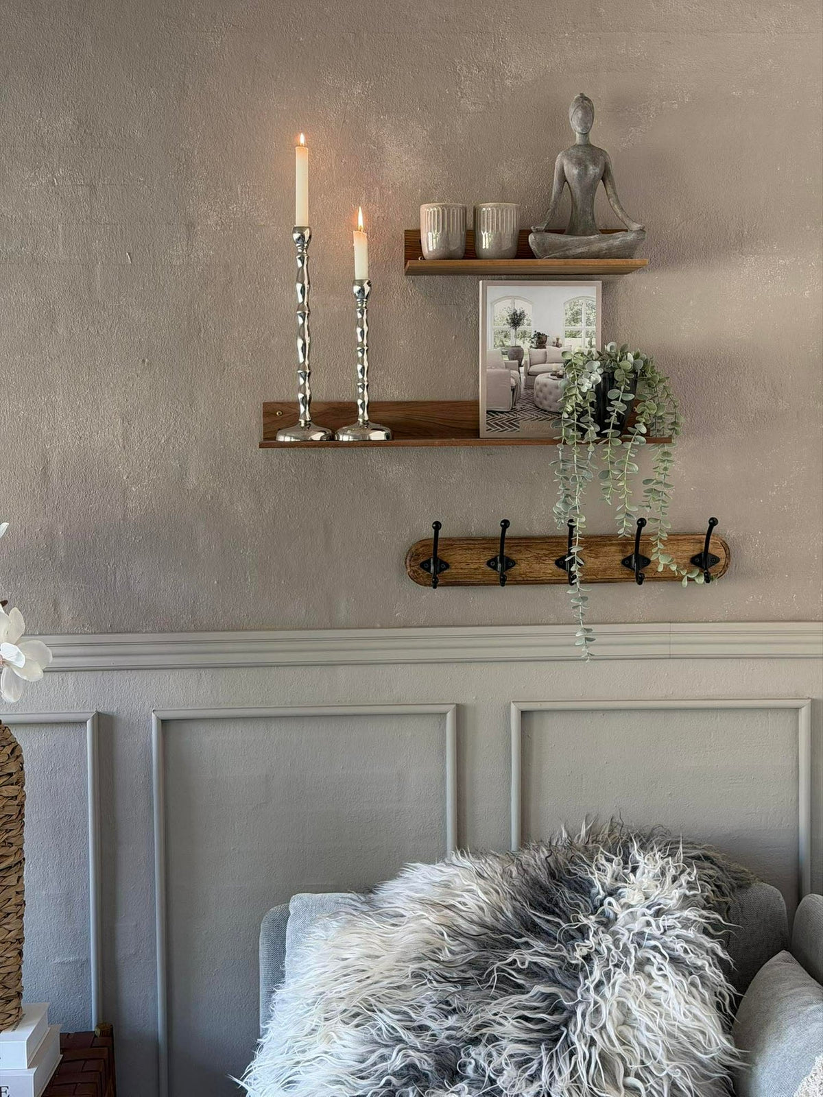Chandelier Silver pour cierges - plusieurs tailles