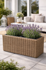Jardinière en rotin naturel