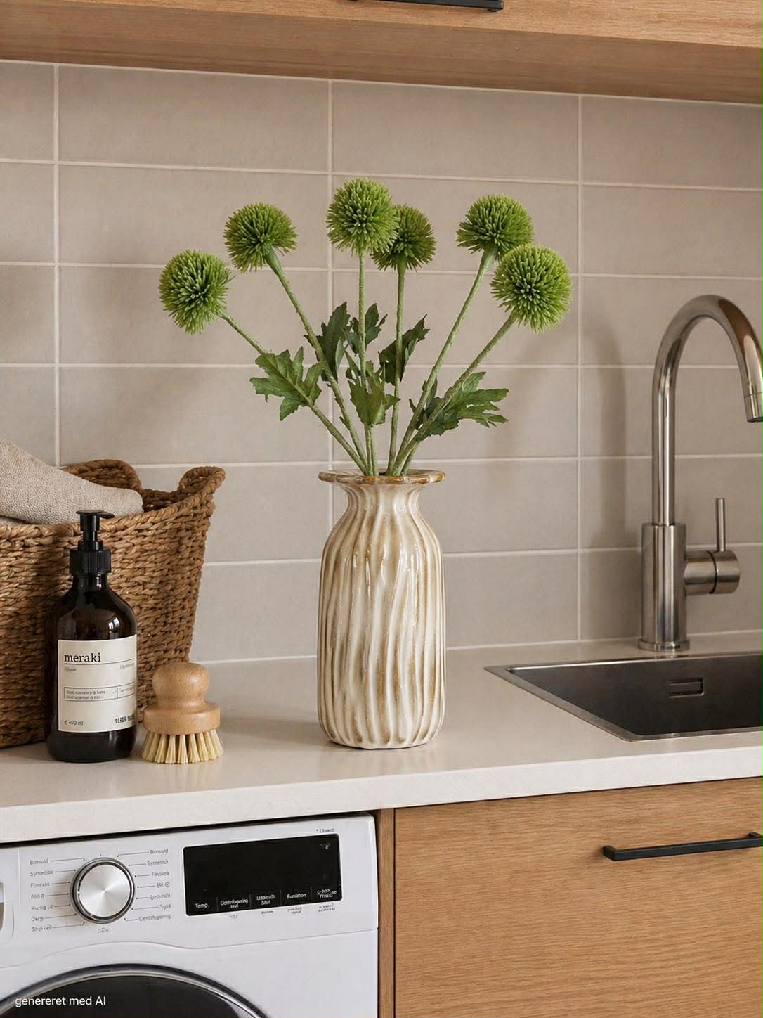 Tiges de fleurs en botte - Lime