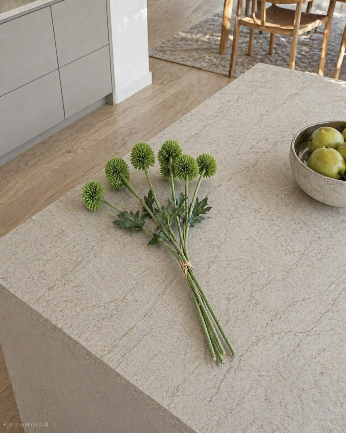 Tiges de fleurs en botte - Lime