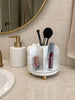 Organiseur de maquillage - Blanc avec doré