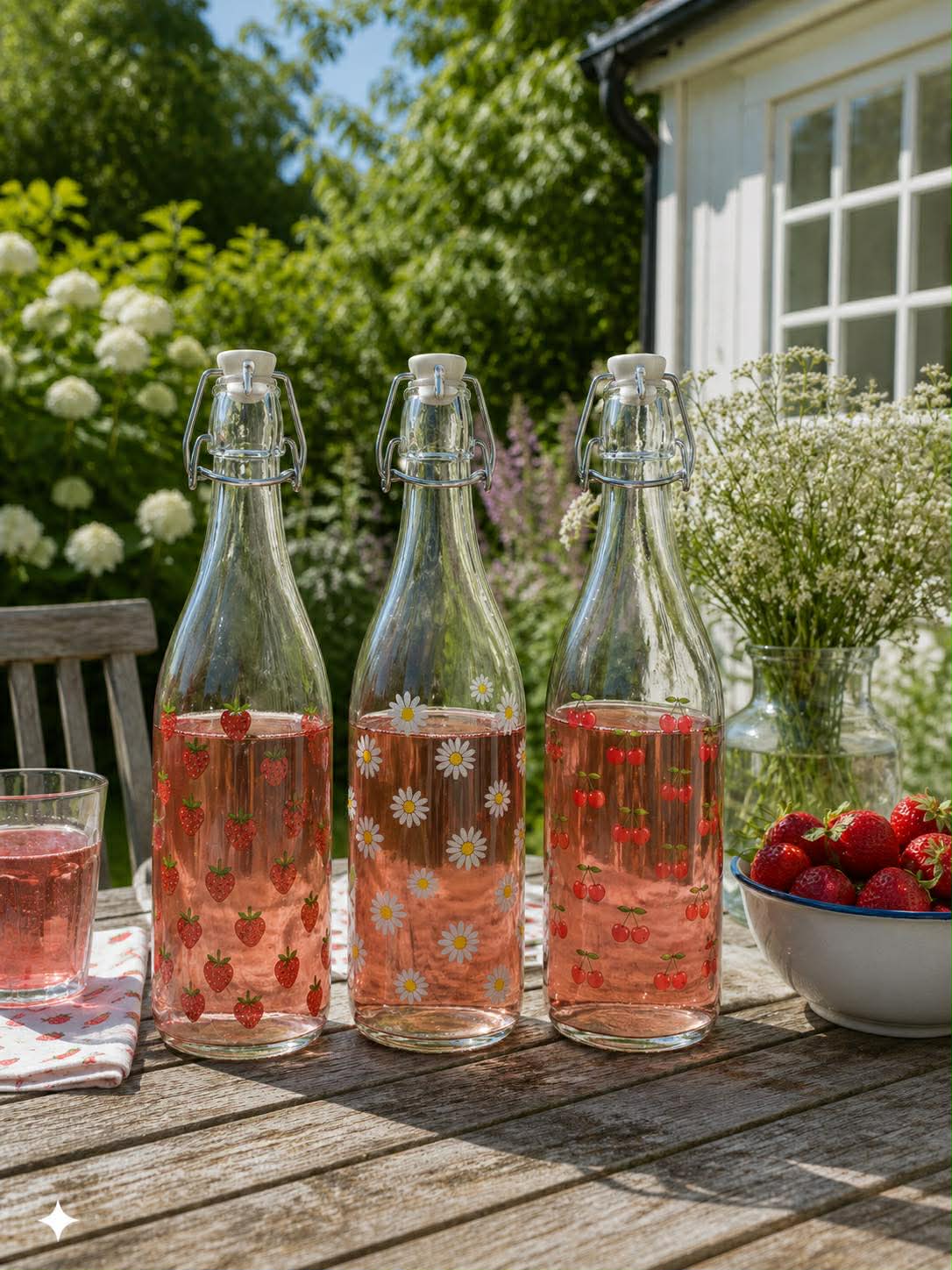 Bouteille à eau - Fraise