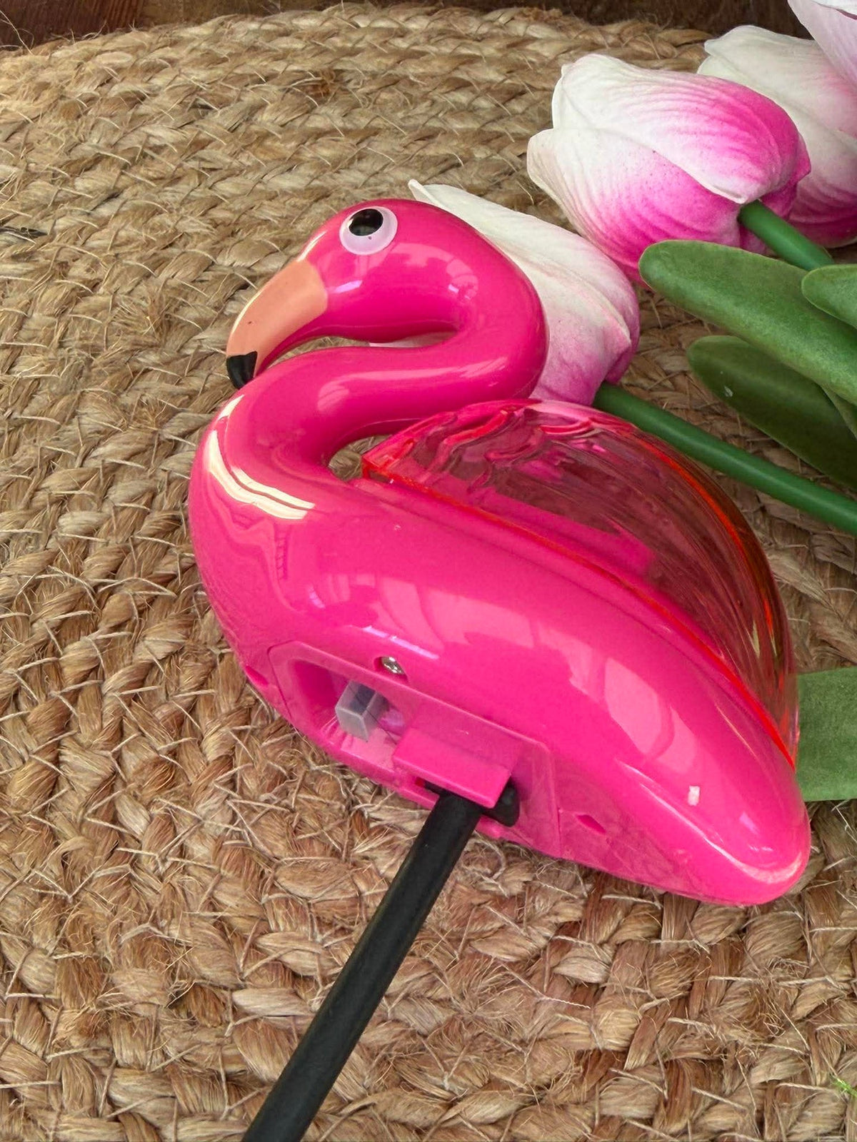 Flamant rose sur pique - Solaire