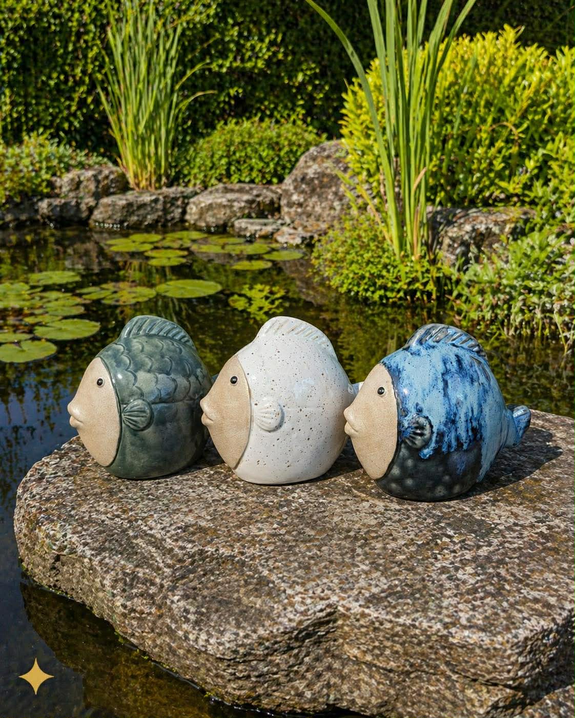 Poisson déco en plusieurs couleurs